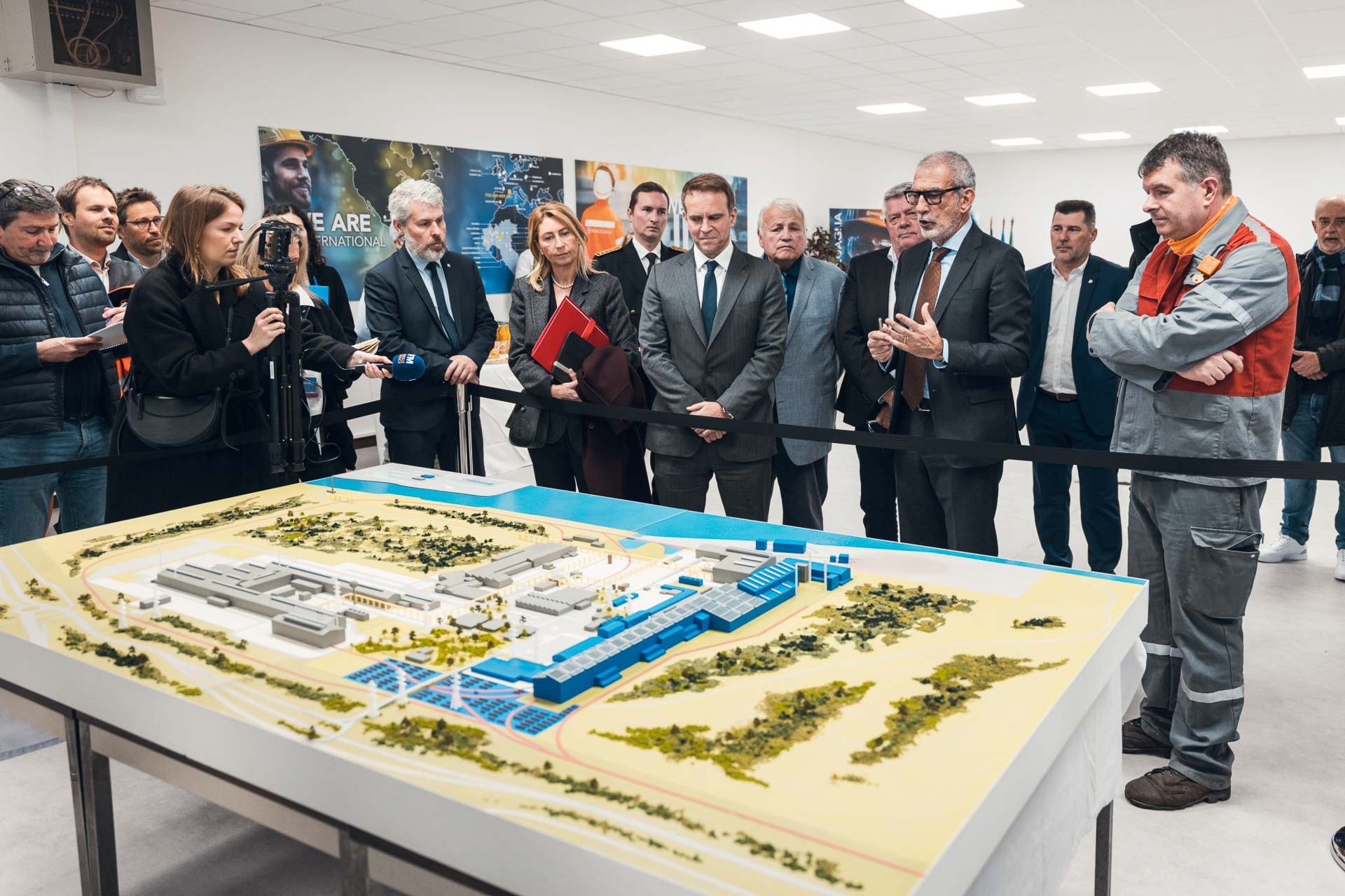 Visité à l'usine Marcegaglia Fos-Sur-Mer