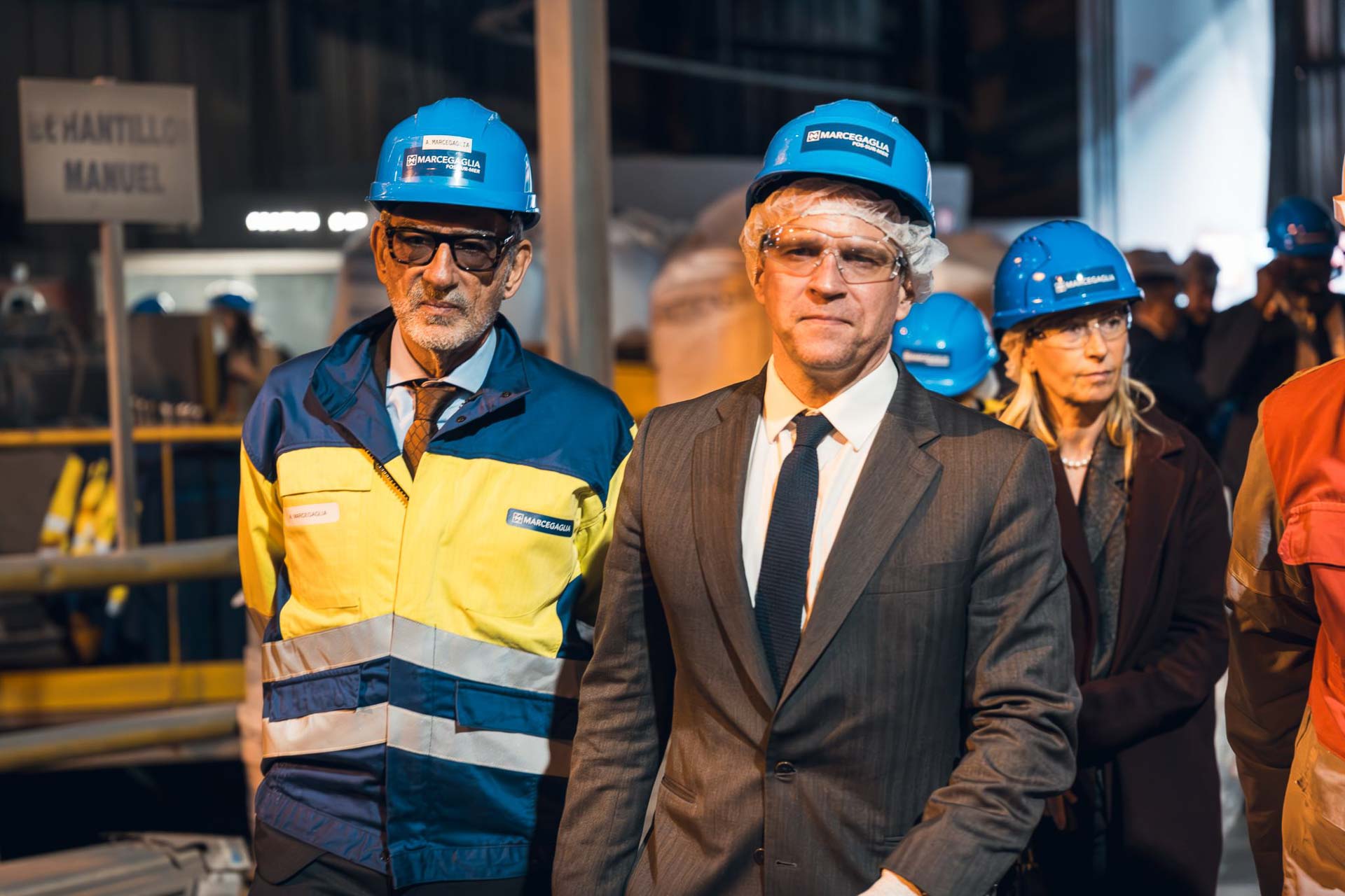 Visité à l'usine Marcegaglia Fos-Sur-Mer